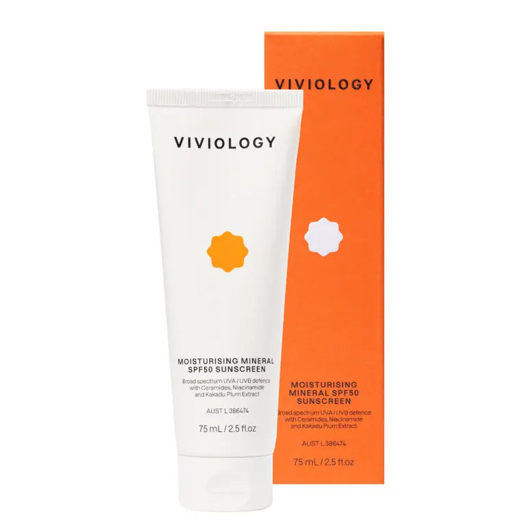 Viviology - Moisturising Mineral SPF50 Sunscreen 75ml