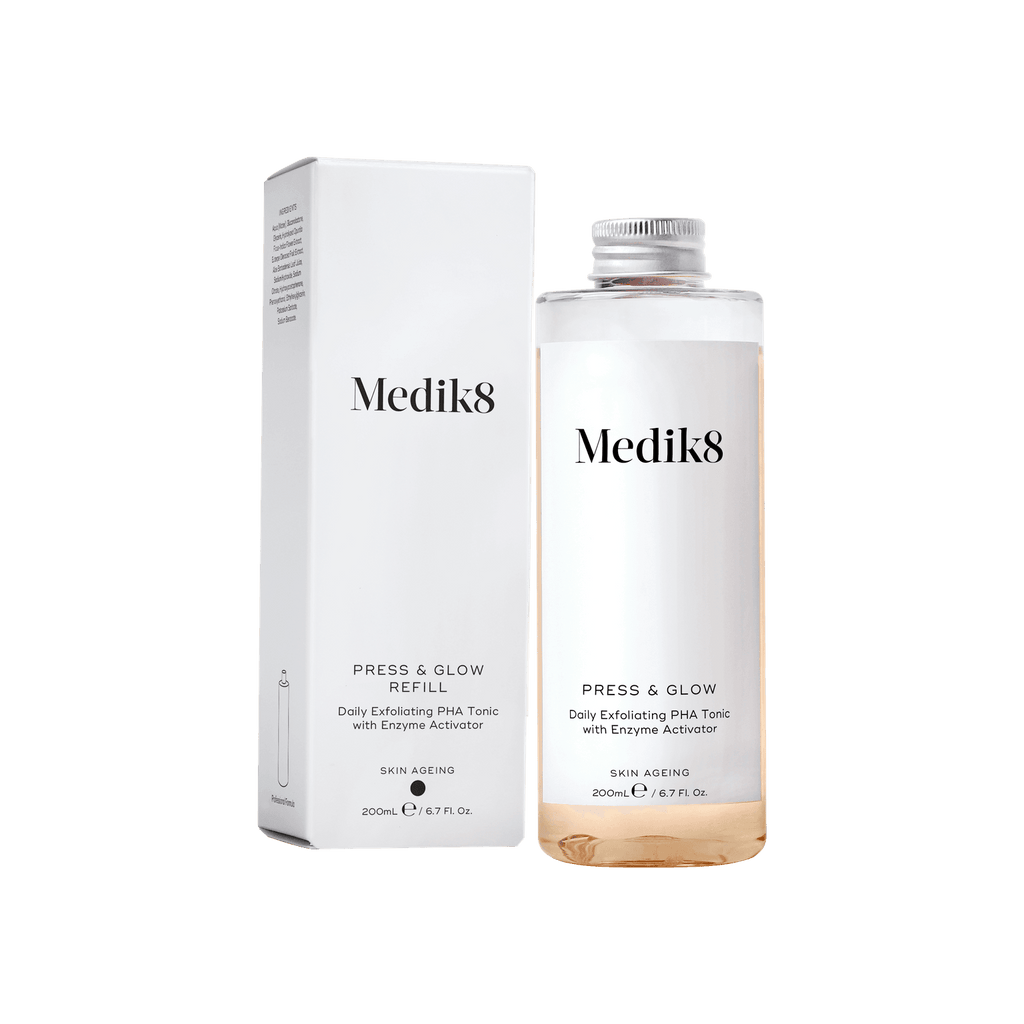 Face Tonic - Medik8 Press & Glow Daily Exfoliating PHA Tonic With